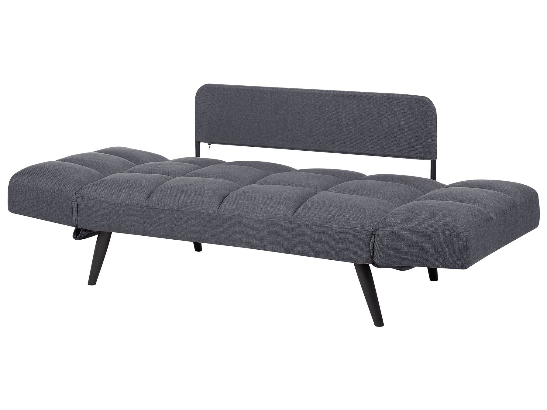 Fabric Sofa Bed Dark Grey BREKKE