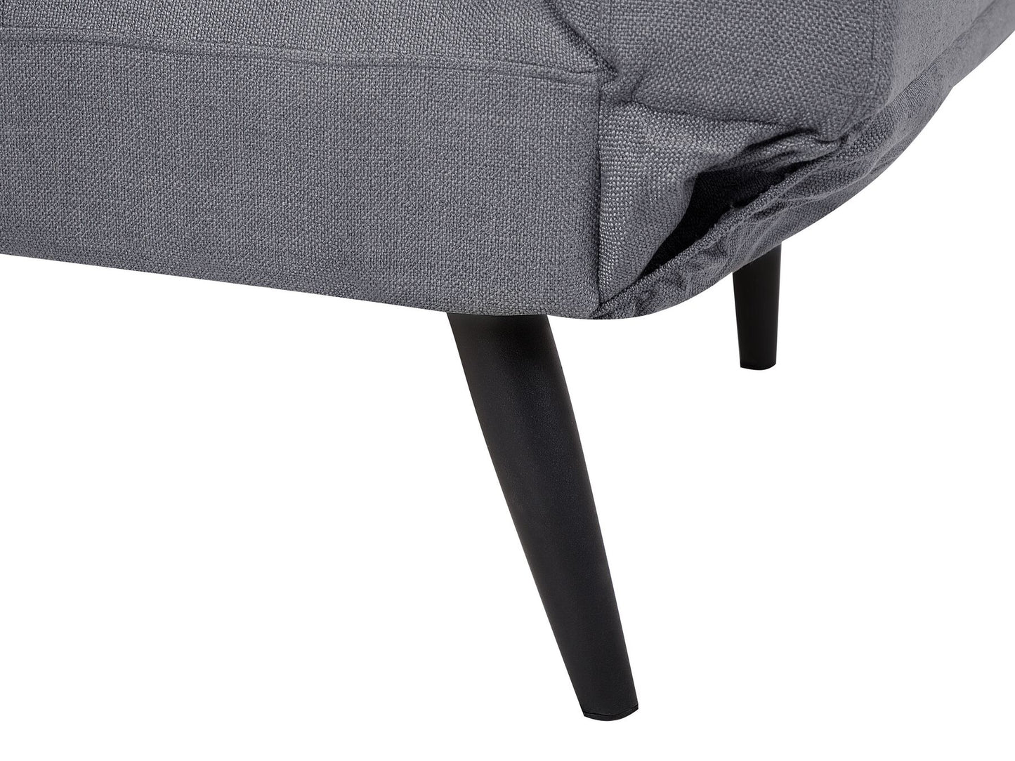 Fabric Sofa Bed Dark Grey BREKKE