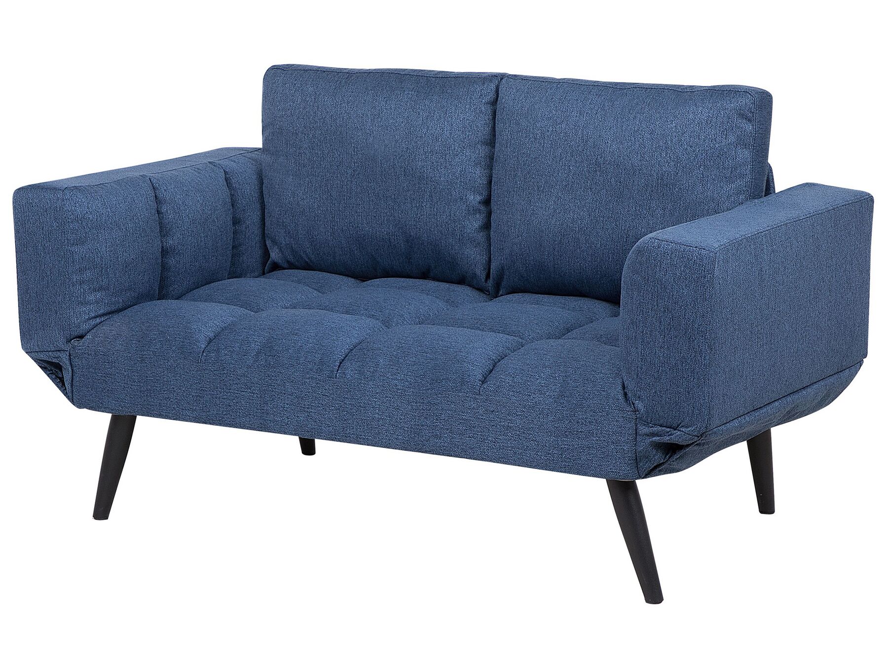 Fabric Sofa Bed Navy Blue BREKKE