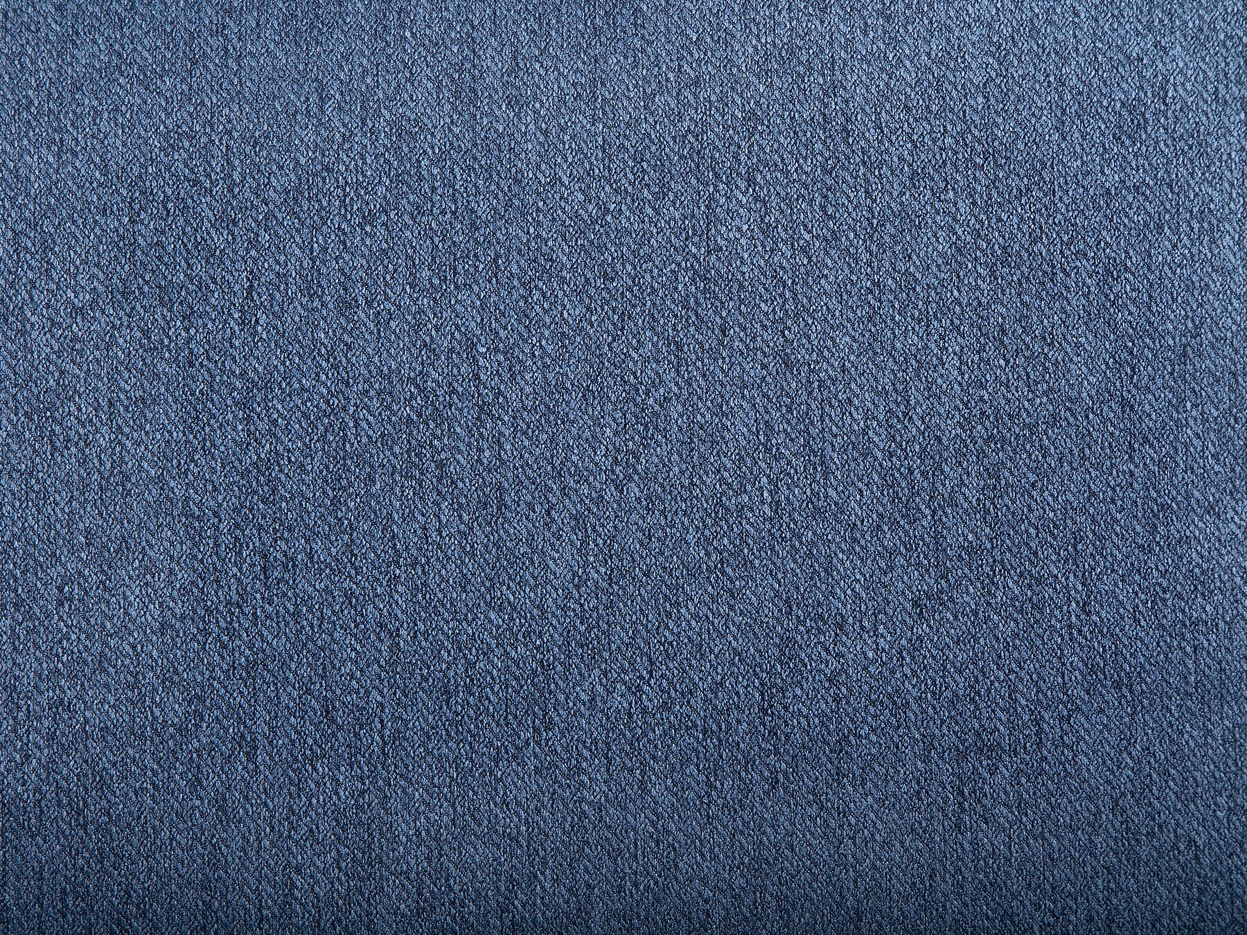 Fabric Sofa Bed Navy Blue BREKKE