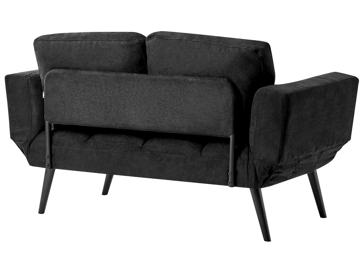 Fabric Sofa Bed Black BREKKE