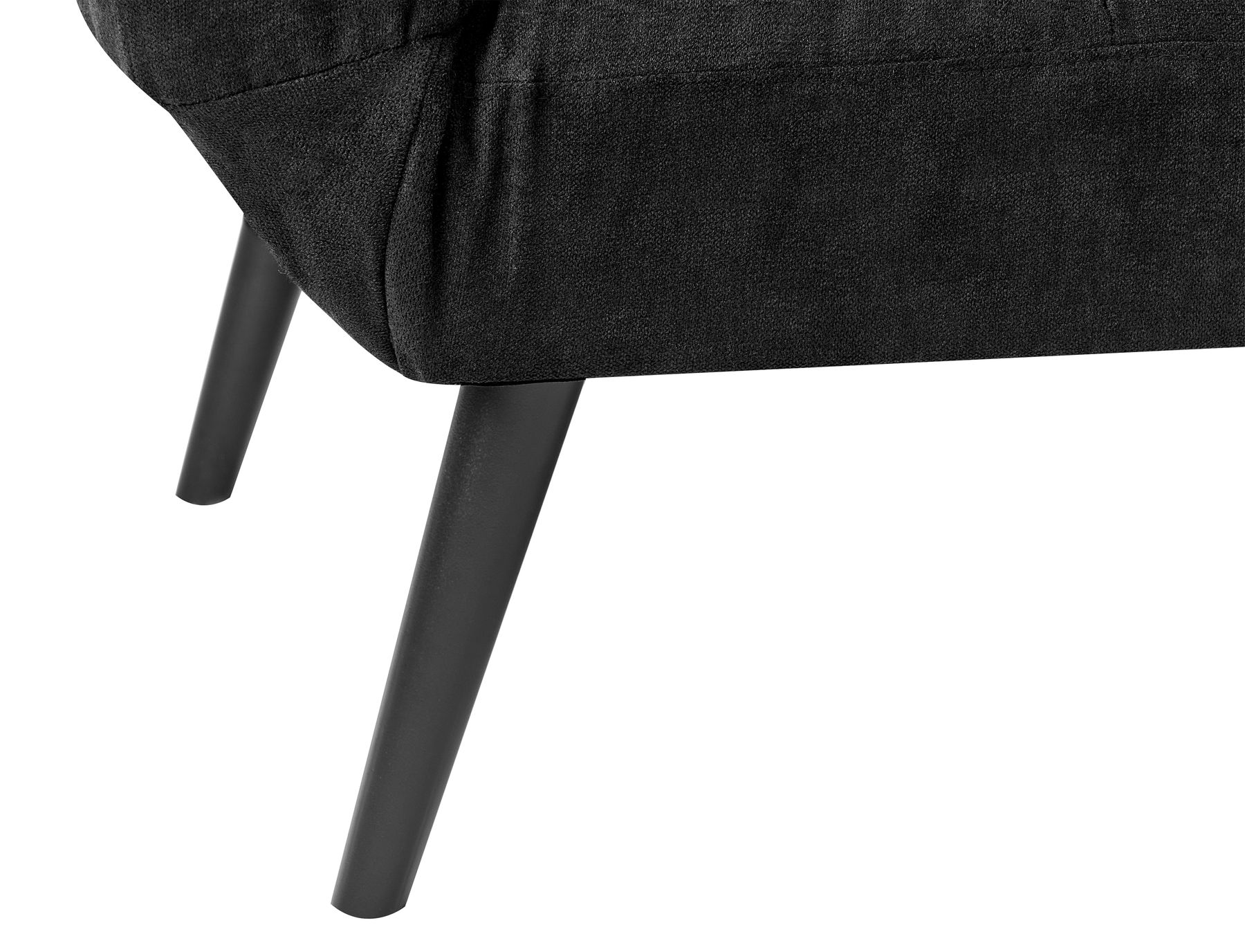 Fabric Sofa Bed Black BREKKE