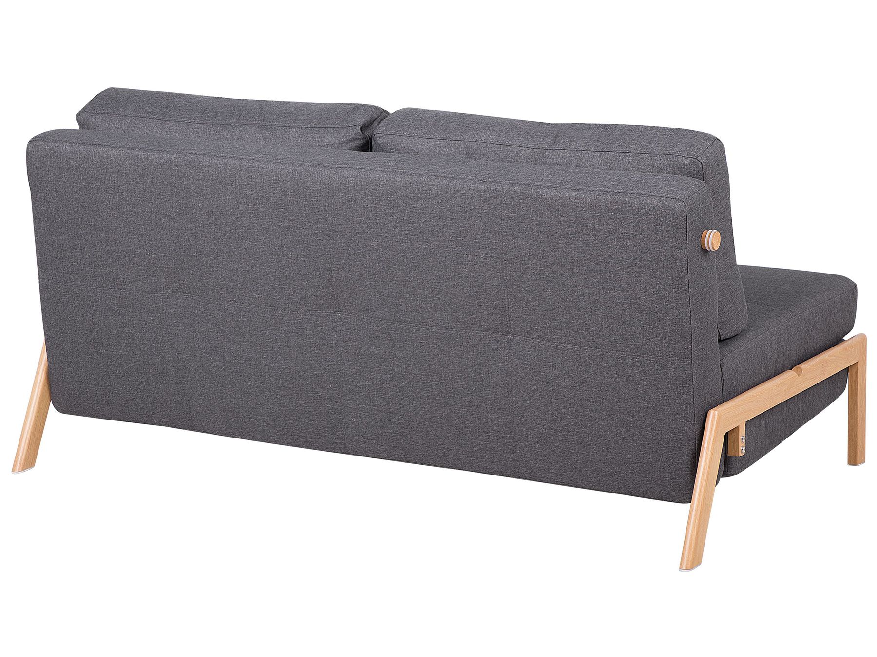 Fabric Sofa Bed Dark Grey EDLAND