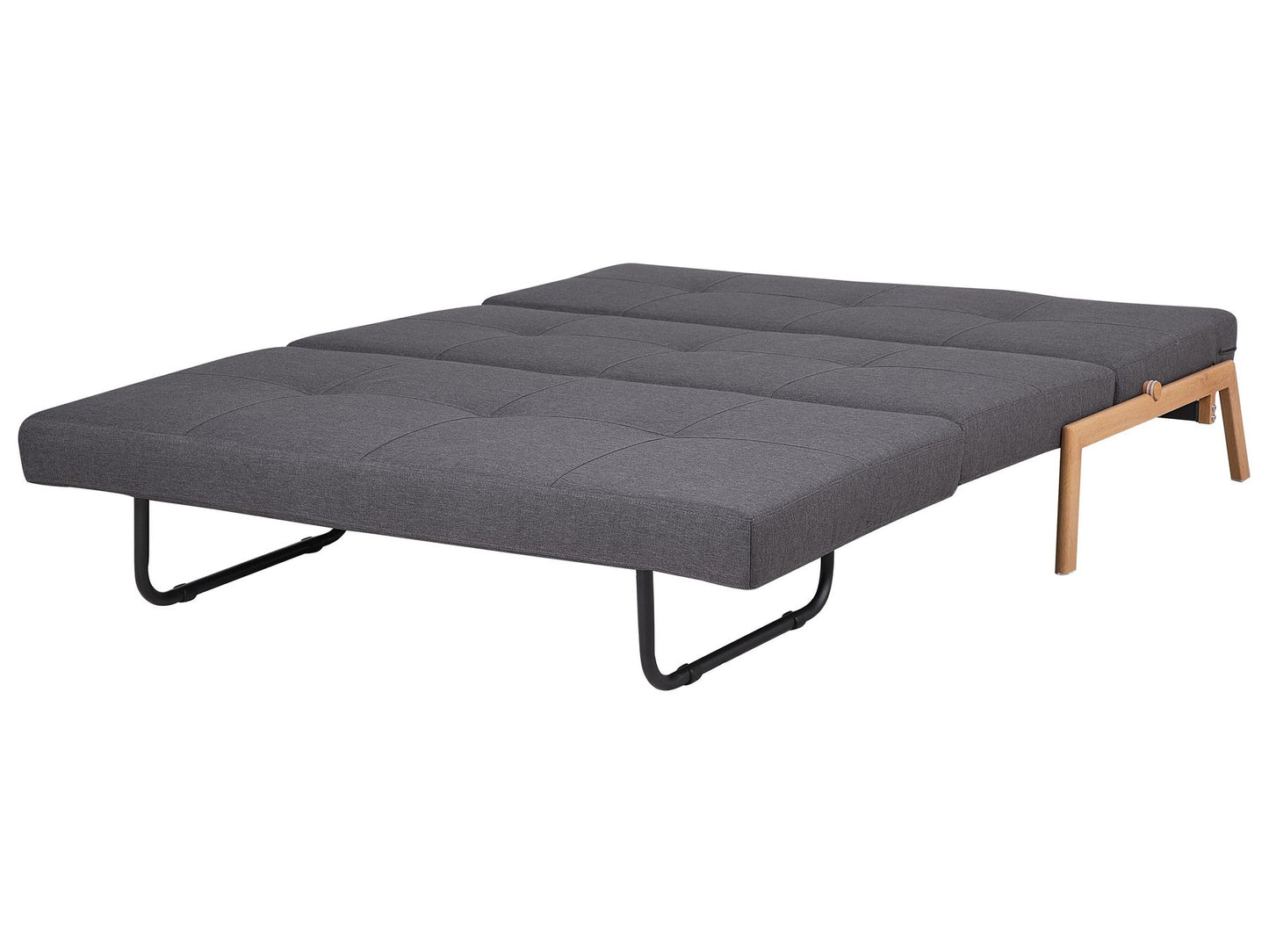 Fabric Sofa Bed Dark Grey EDLAND