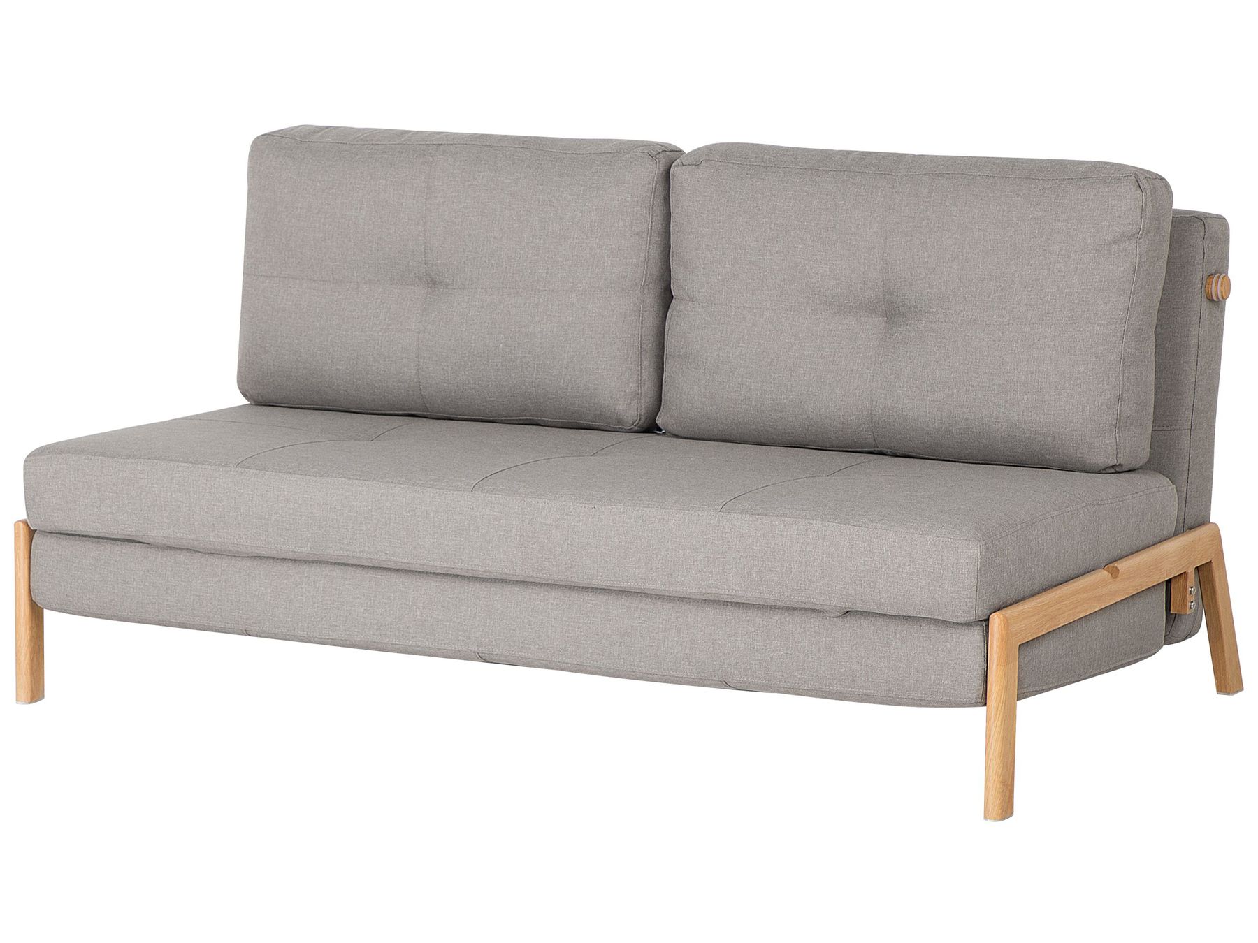 Fabric Sofa Bed Light Grey EDLAND
