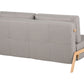 Fabric Sofa Bed Light Grey EDLAND
