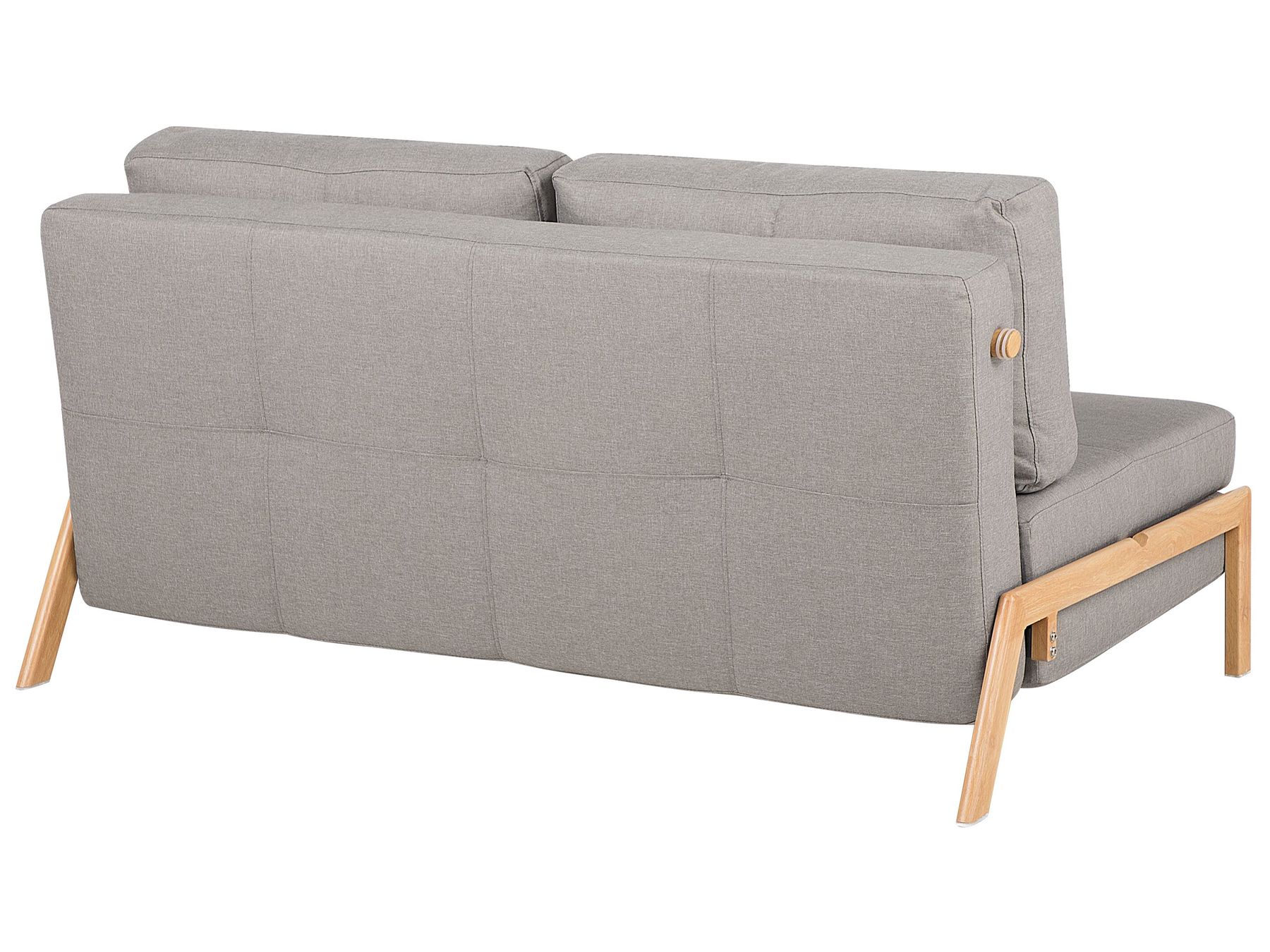 Fabric Sofa Bed Light Grey EDLAND