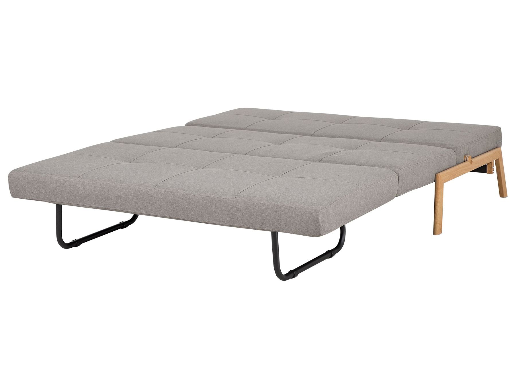 Fabric Sofa Bed Light Grey EDLAND