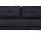Fabric Sofa Bed Black EDLAND
