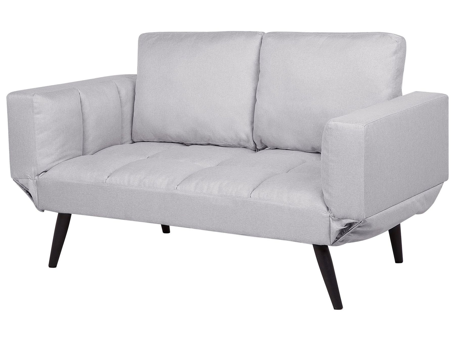 Fabric Sofa Bed Light Grey BREKKE