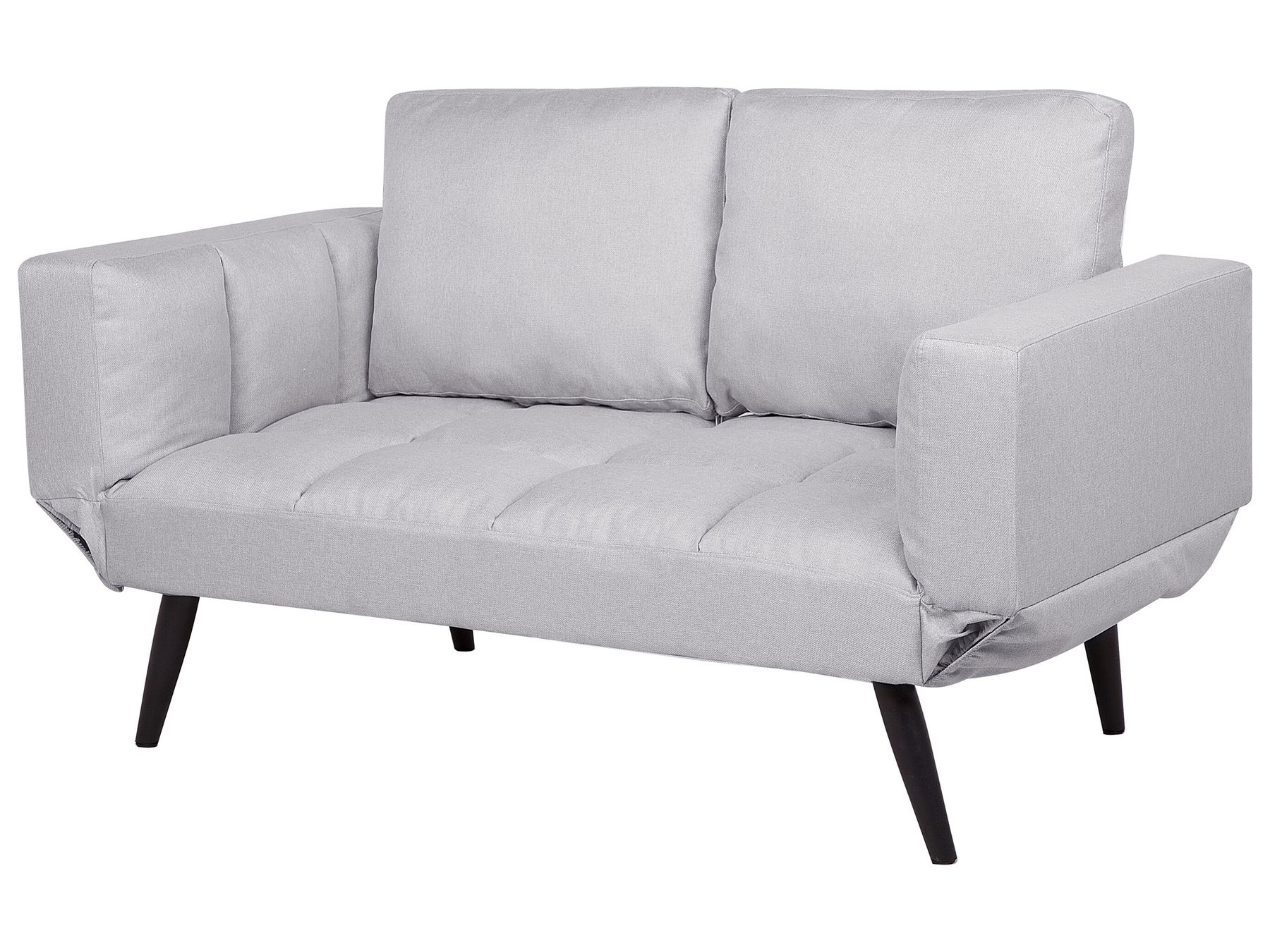 Fabric Sofa Bed Light Grey BREKKE