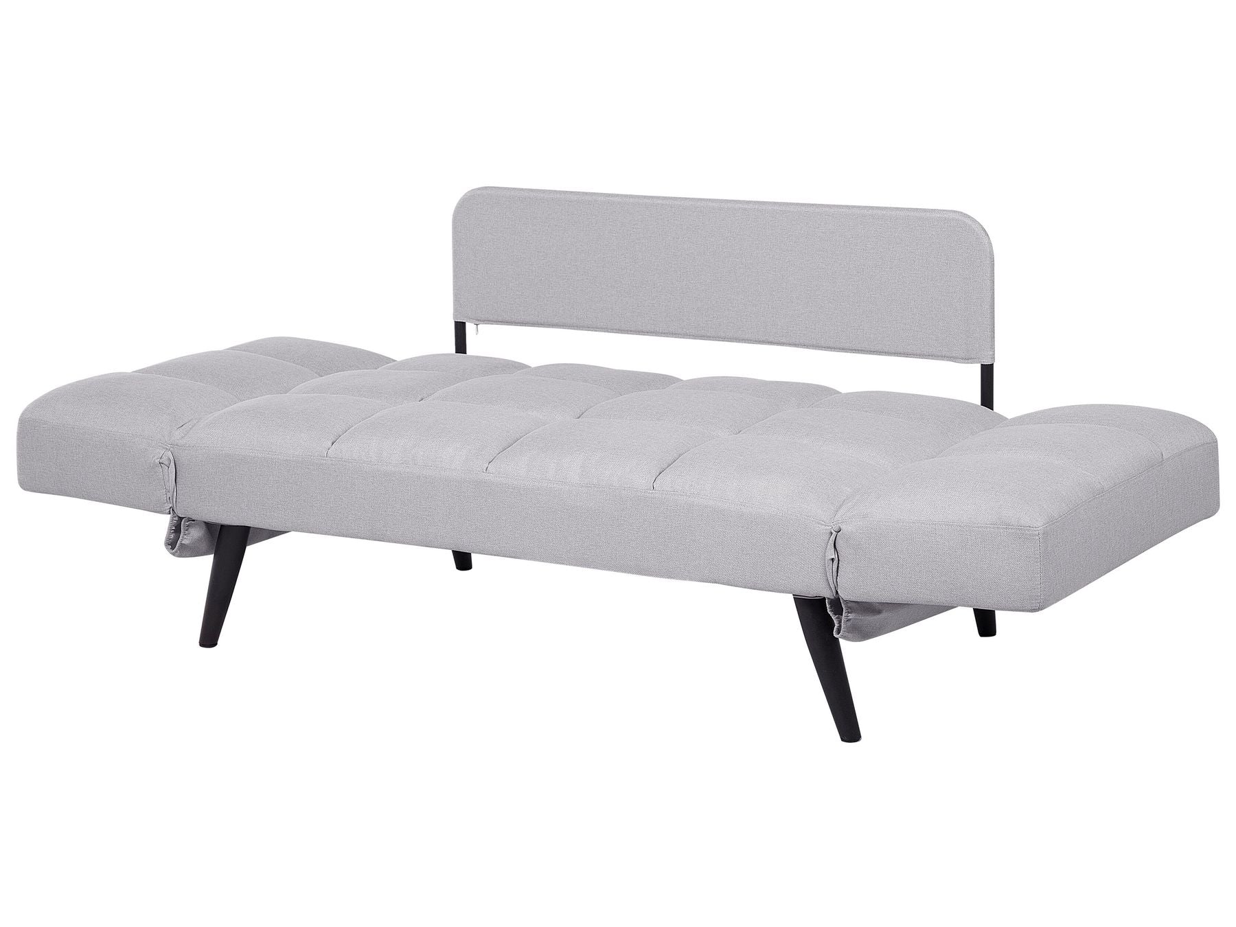 Fabric Sofa Bed Light Grey BREKKE