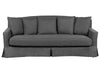 3 Seater Fabric Sofa Dark Grey