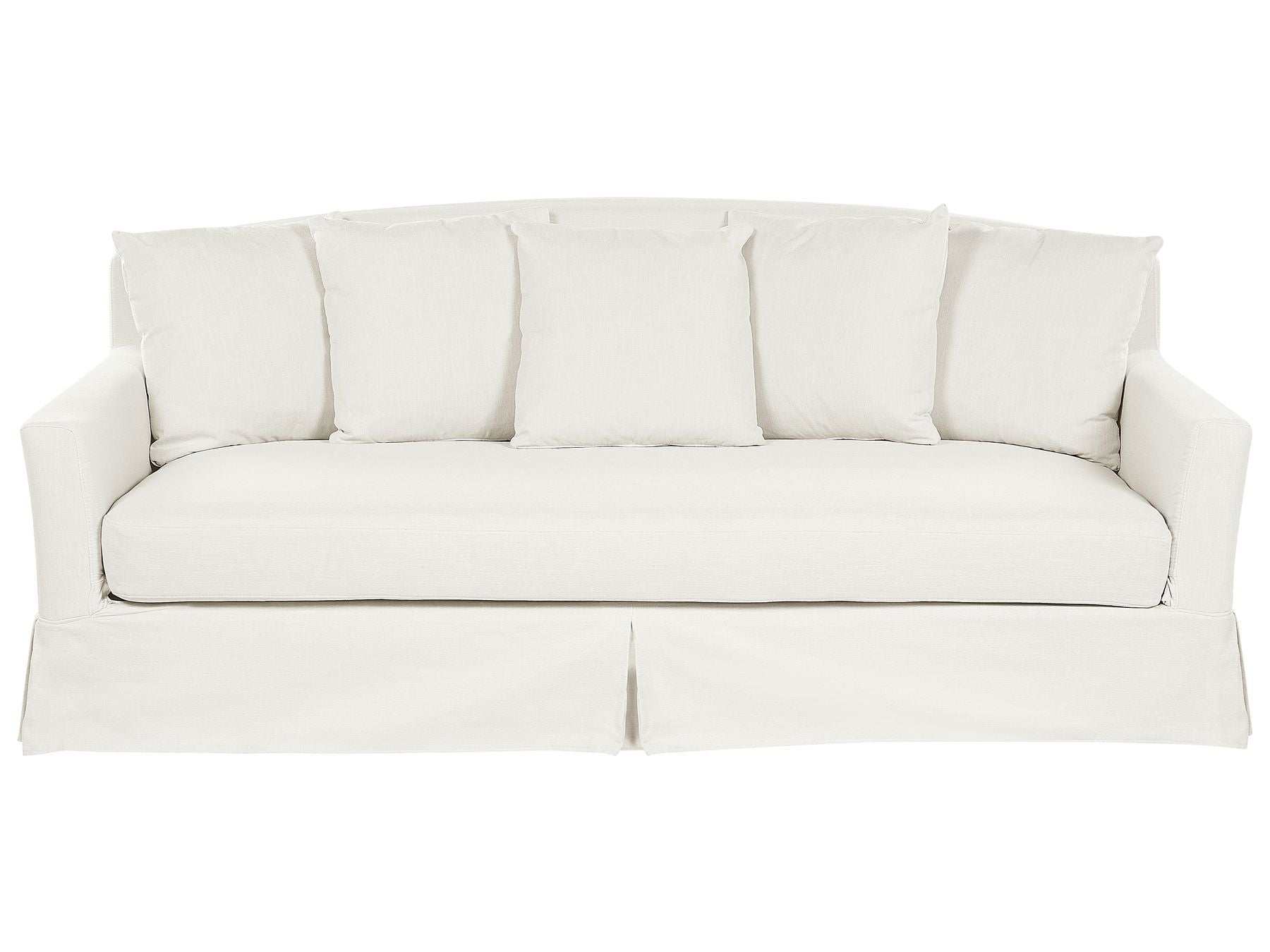 3 Seater Fabric Sofa Light Grey GILJA