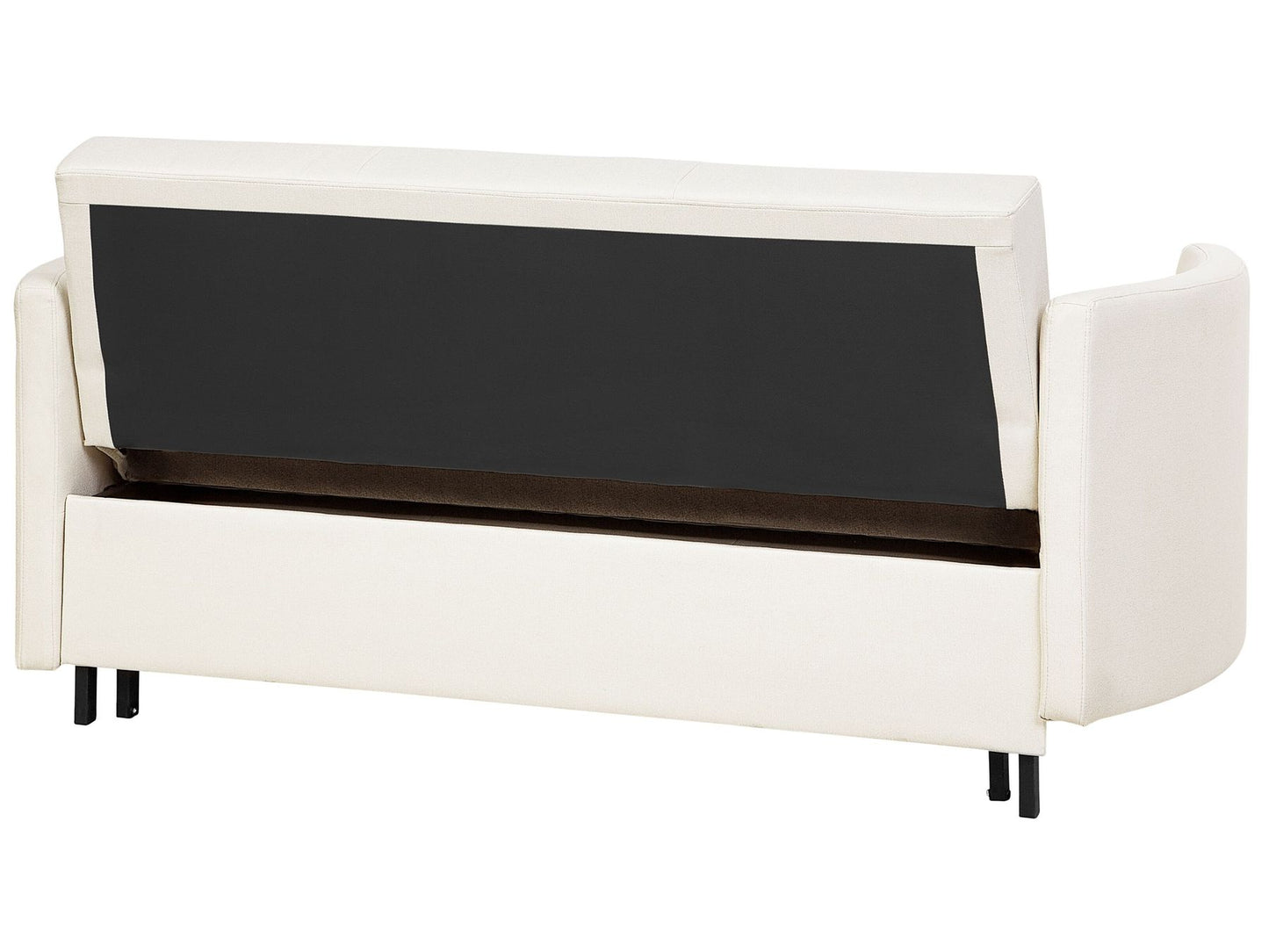 Fabric Sofa Bed Beige HOVIN