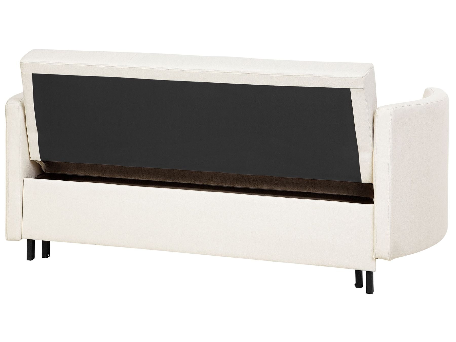 Fabric Sofa Bed Beige HOVIN