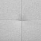 Fabric Sofa Bed Light Grey HOVIN