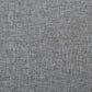 3 Seater Fabric Sofa Grey ASNES