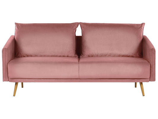 Sofa MAURA Velvet Pink 3 Seater