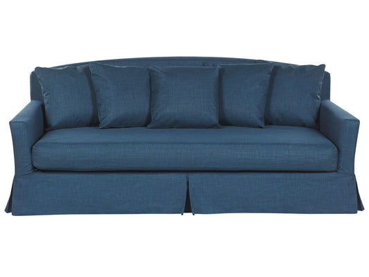 Sofa GILJA Fabric Navy Blue 3 Seater