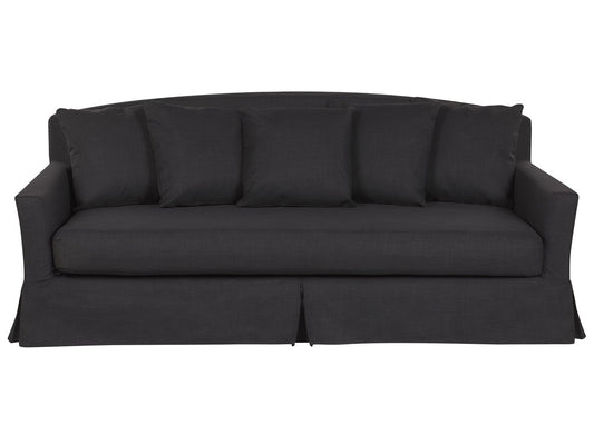 3 Seater Fabric Sofa Black GILJA