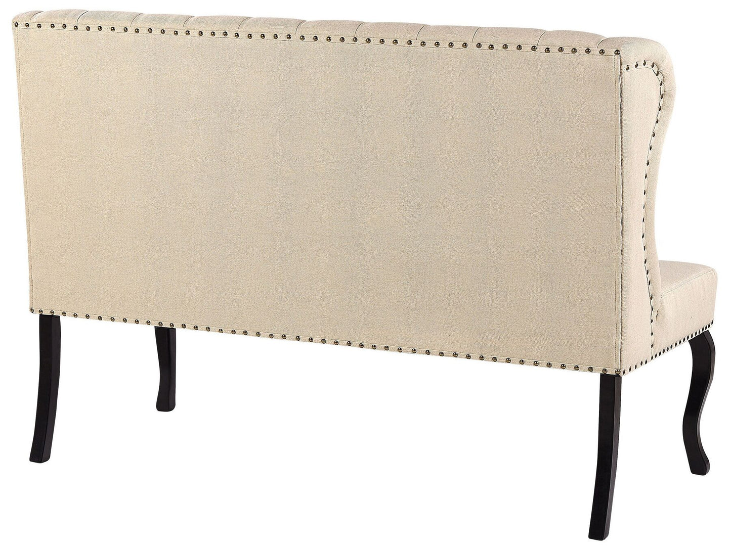 2 Seater Fabric Kitchen Sofa Beige TORSBY