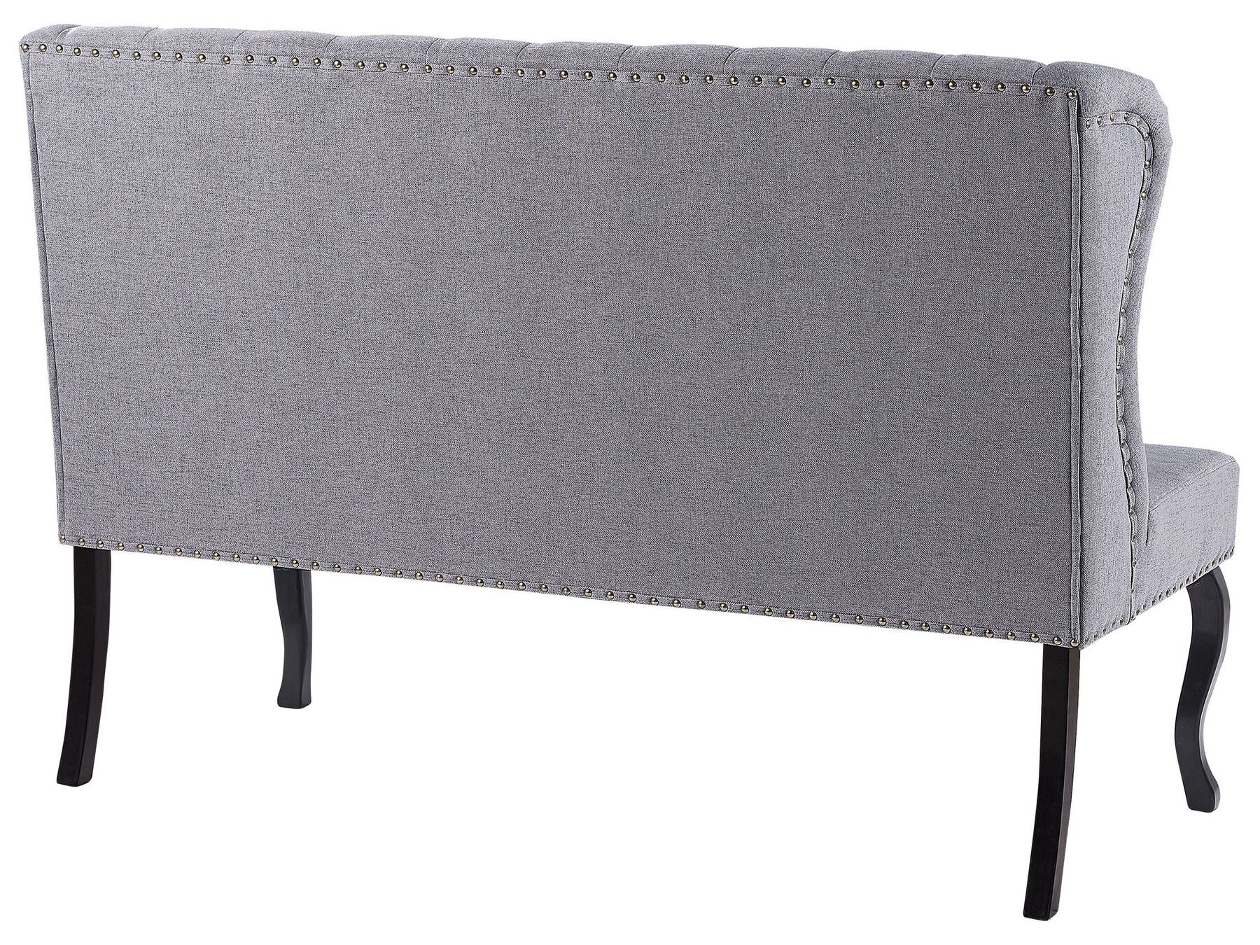 2 Seater Fabric Kitchen Sofa Grey TORSBY