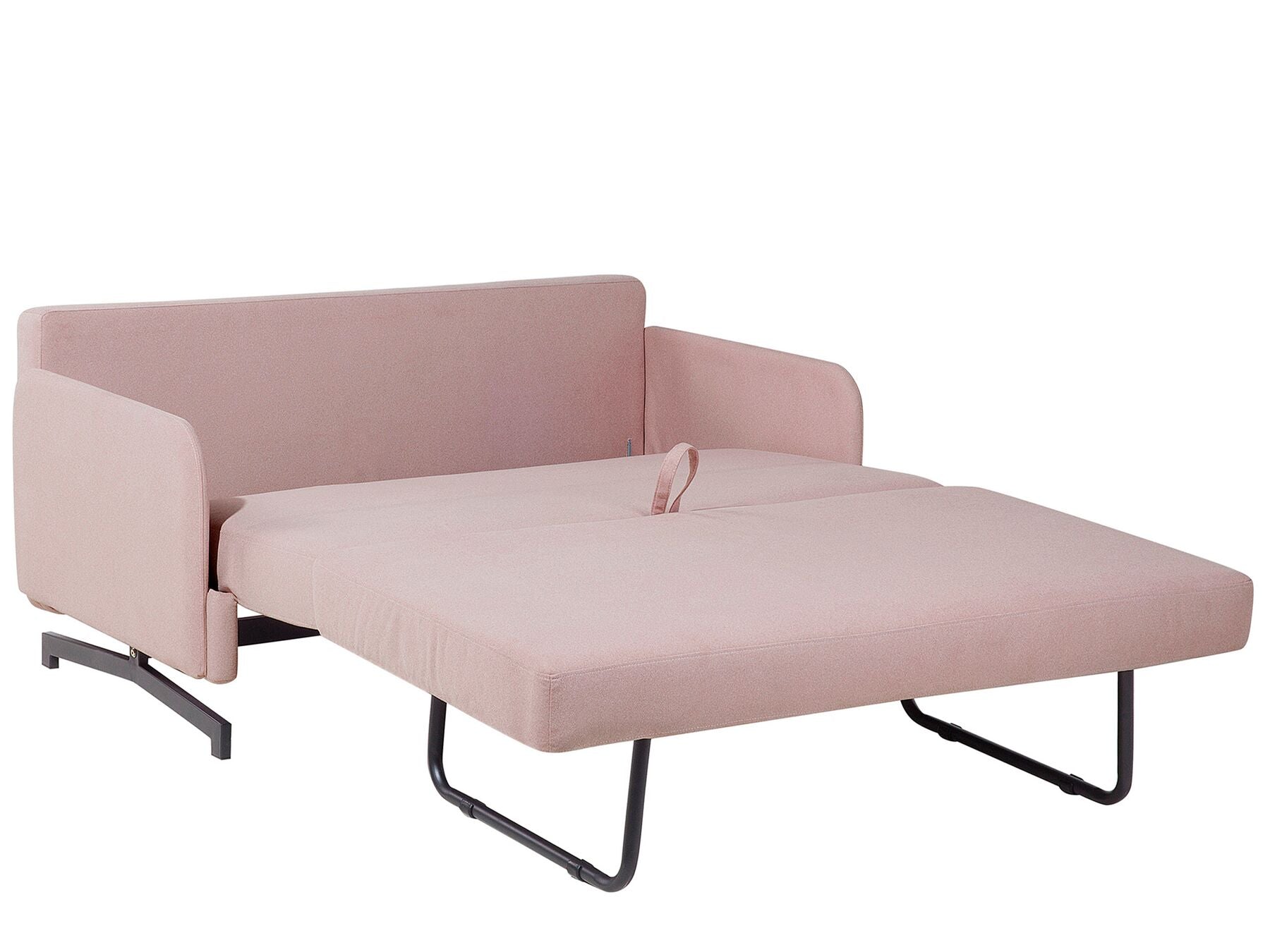 Fabric Sofa Bed Pink BELFAST