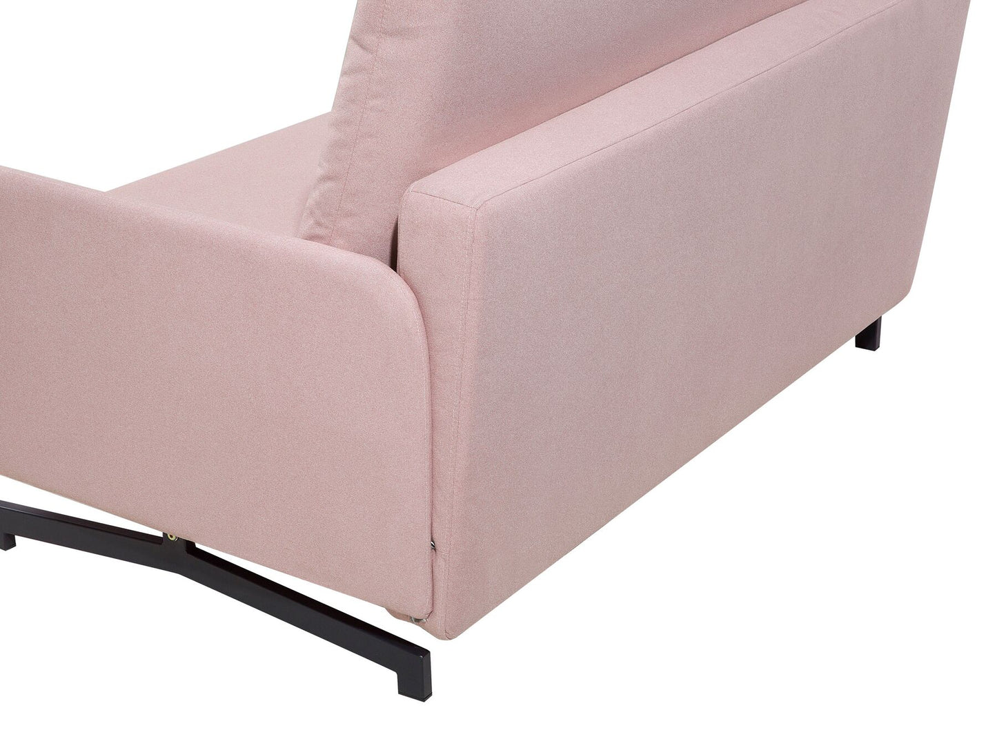 Fabric Sofa Bed Pink BELFAST