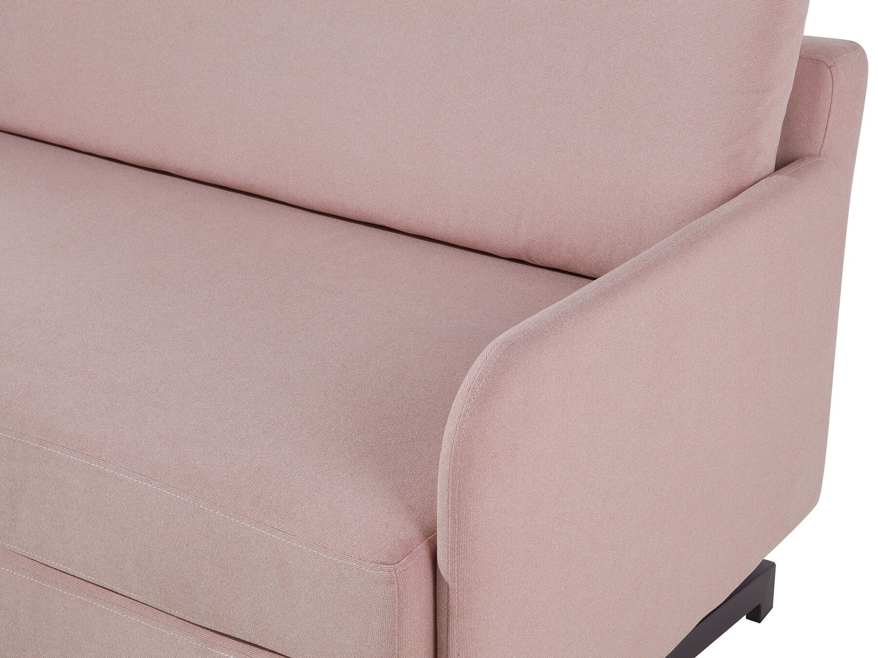 Fabric Sofa Bed Pink BELFAST