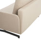 Fabric Sofa Bed Beige BELFAST