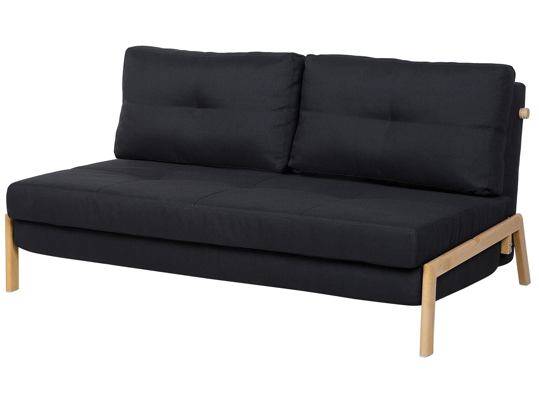Fabric Sofa Bed Black EDLAND