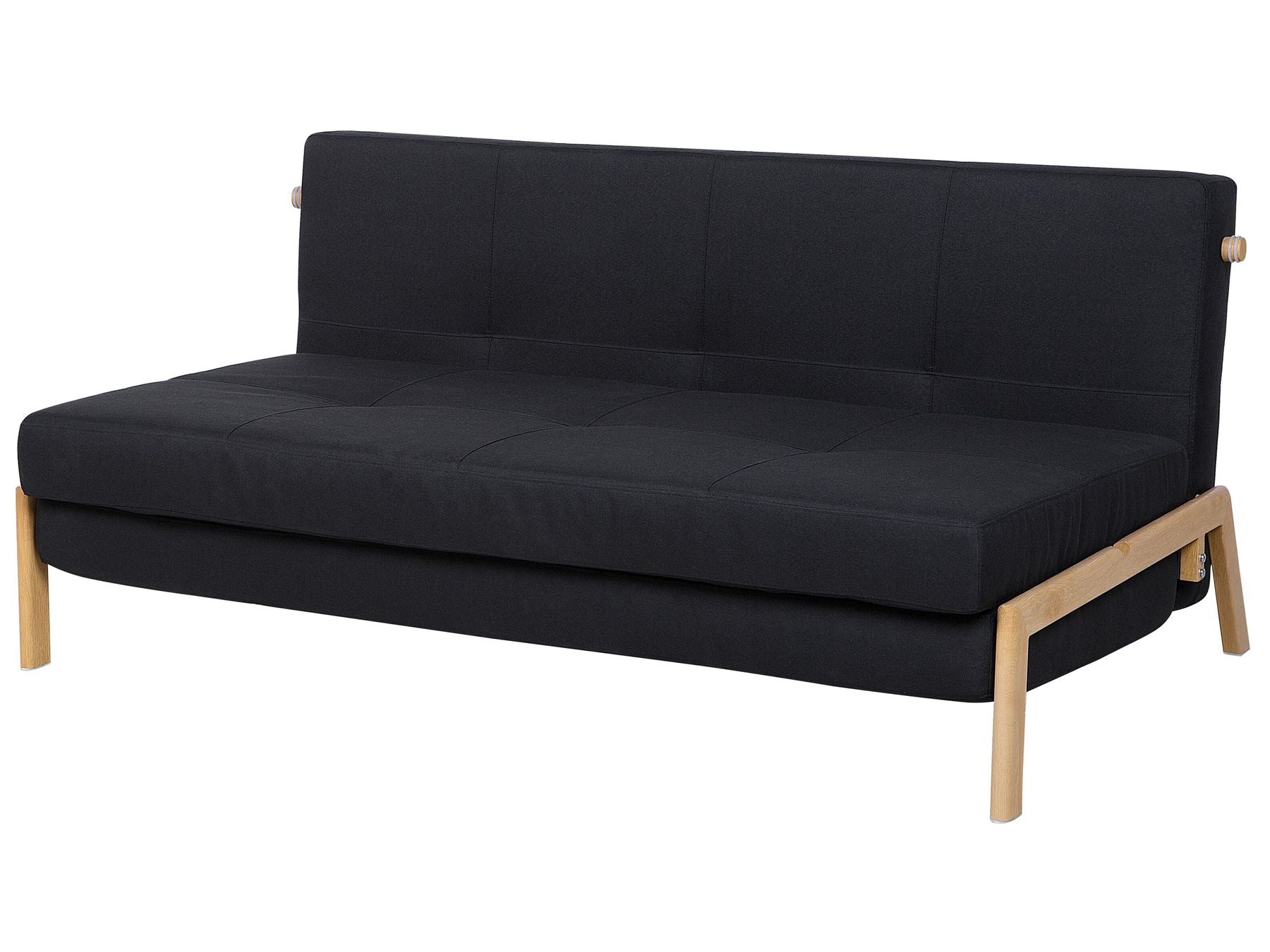 Fabric Sofa Bed Black EDLAND