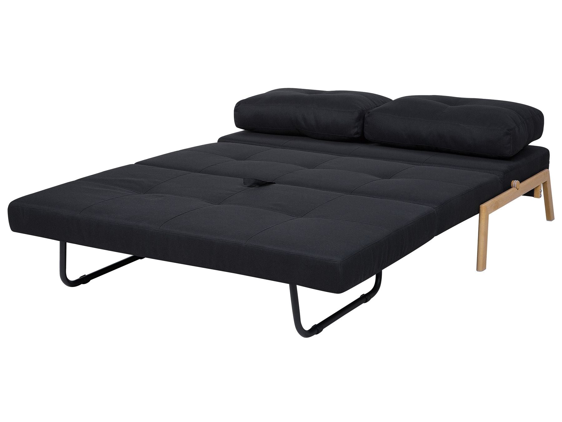 Fabric Sofa Bed Black EDLAND