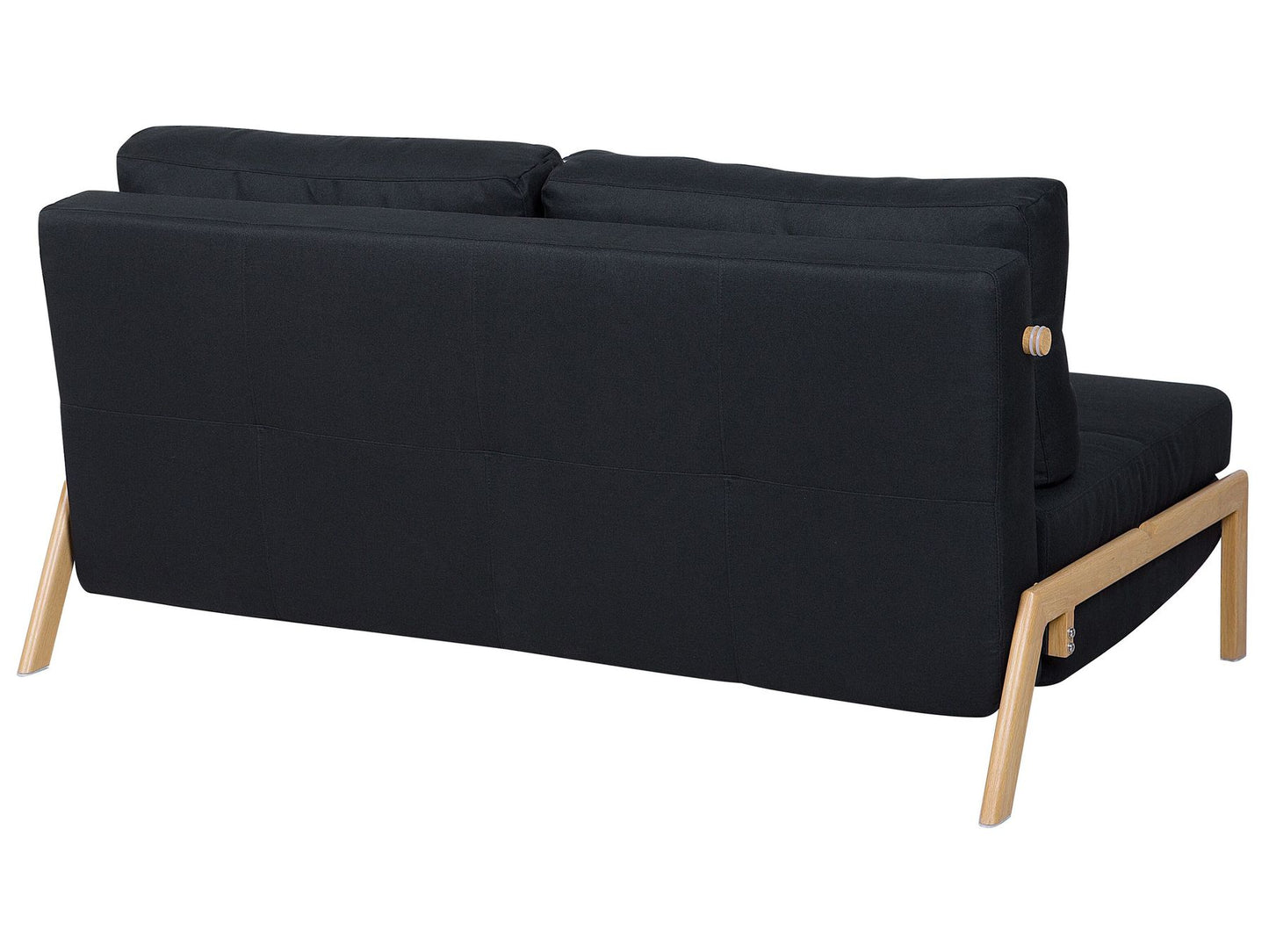 Fabric Sofa Bed Black EDLAND
