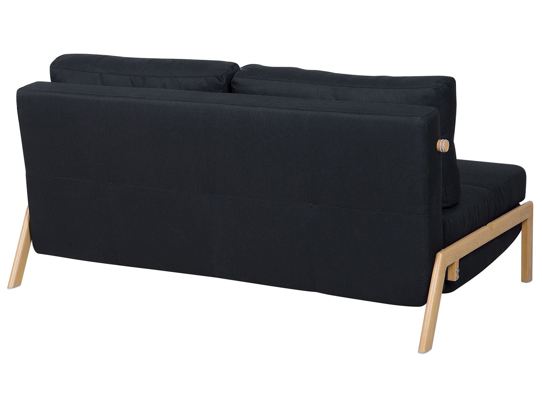 Fabric Sofa Bed Black EDLAND