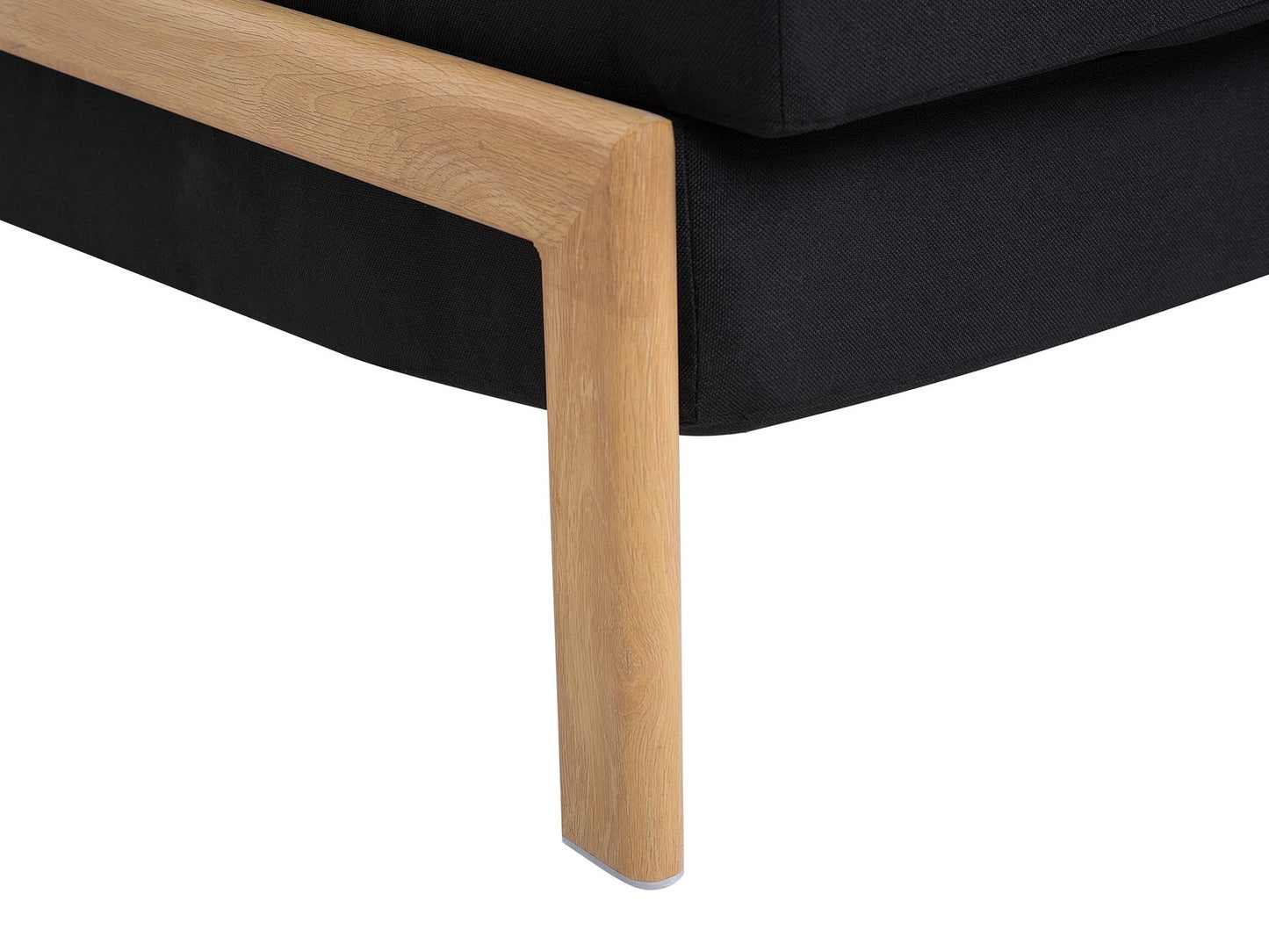 Fabric Sofa Bed Black EDLAND