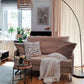 Fabric Sofa Bed Beige BELFAST