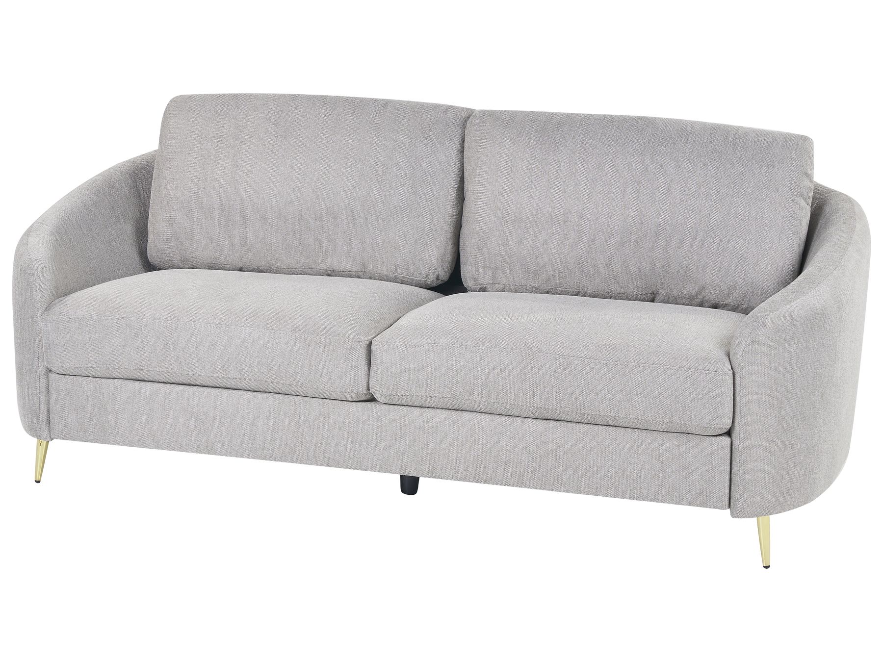 3 Seater Fabric Sofa Grey TROSA