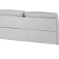3 Seater Fabric Sofa Grey TROSA