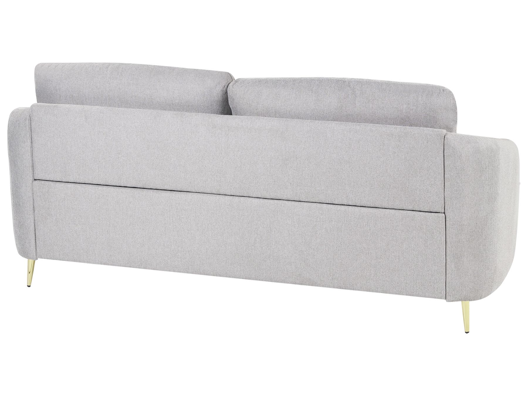 3 Seater Fabric Sofa Grey TROSA
