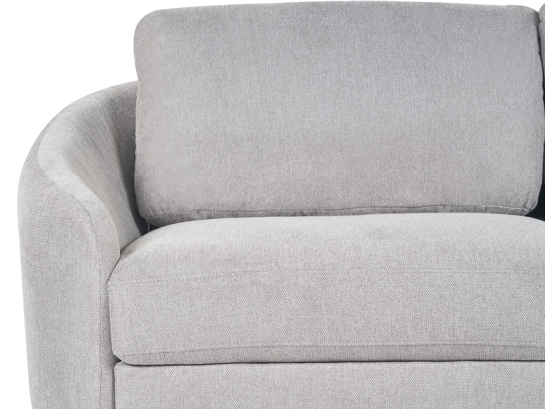 3 Seater Fabric Sofa Grey TROSA