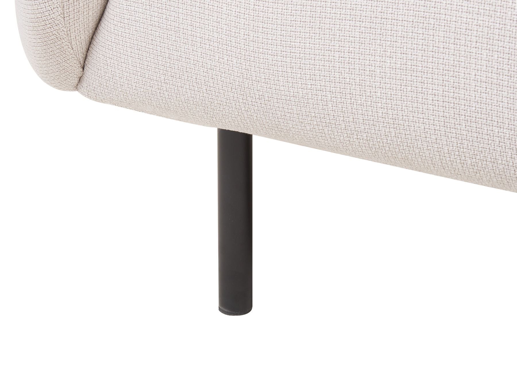 2 Seater Fabric Sofa Beige LOEN
