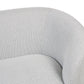 2 Seater Fabric Sofa Black and White LOEN