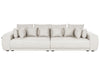 4 Seater Fabric Sofa Beige