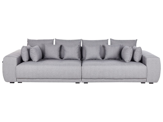 4 Seater Fabric Sofa Grey TORPO