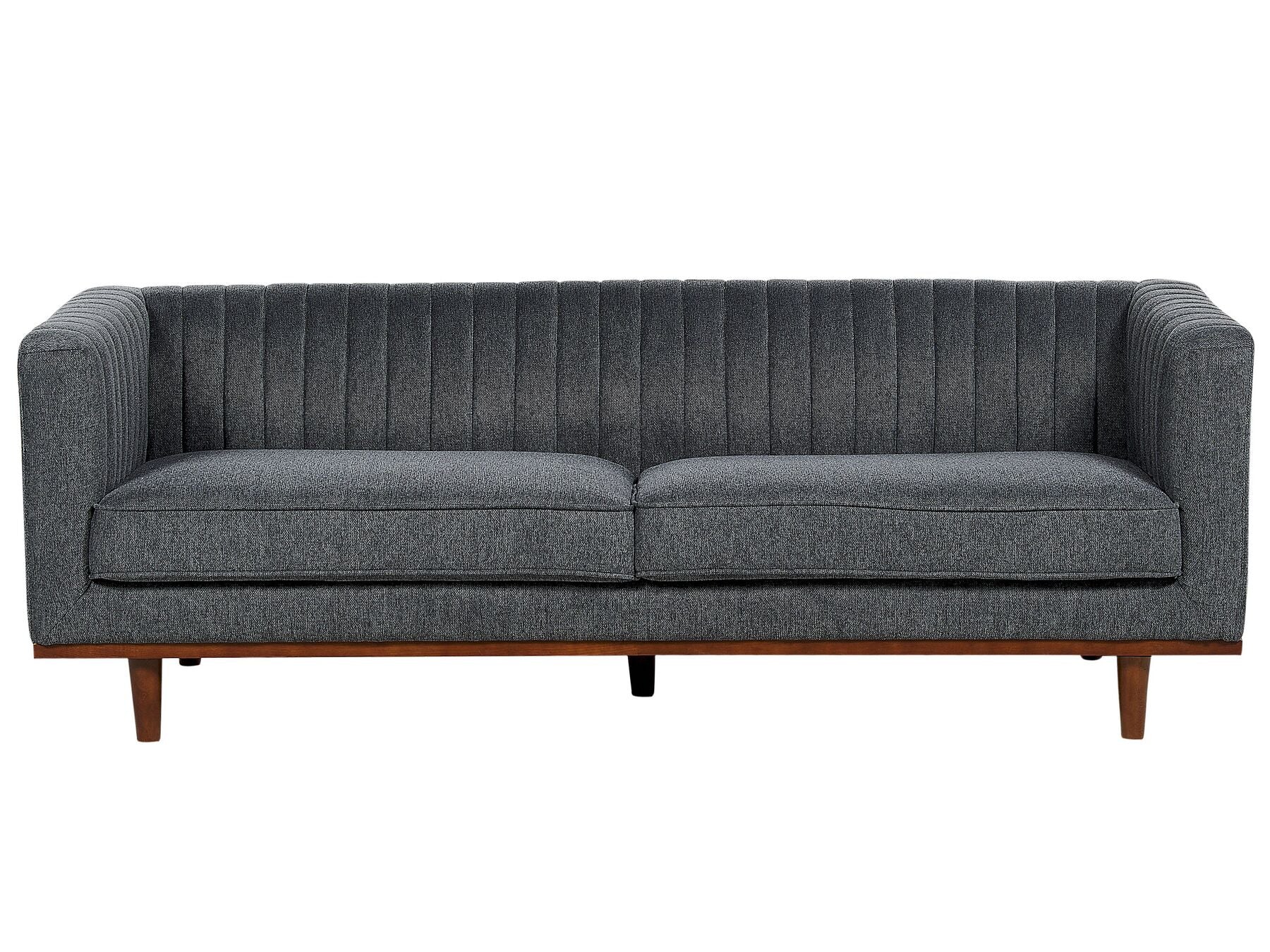 3 Seater Fabric Sofa Dark Grey SKAULE