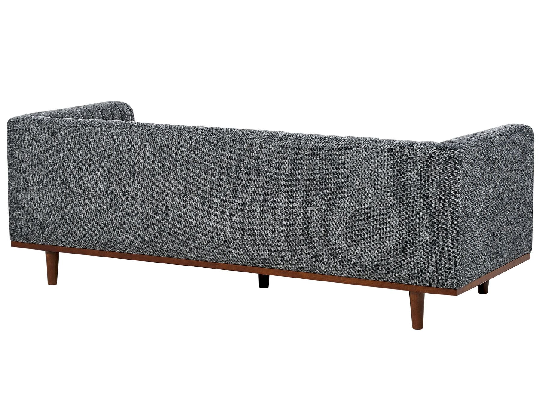 3 Seater Fabric Sofa Dark Grey SKAULE