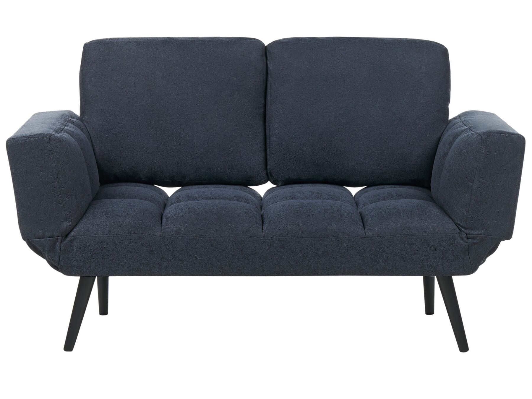 Fabric Sofa Bed Dark Blue BREKKE