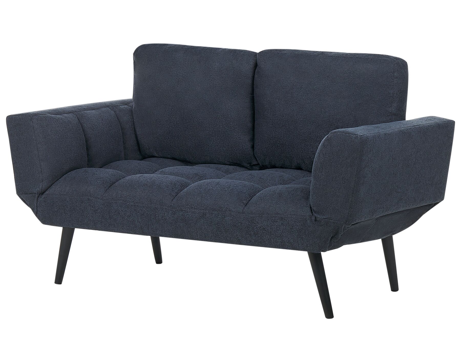 Fabric Sofa Bed Dark Blue BREKKE